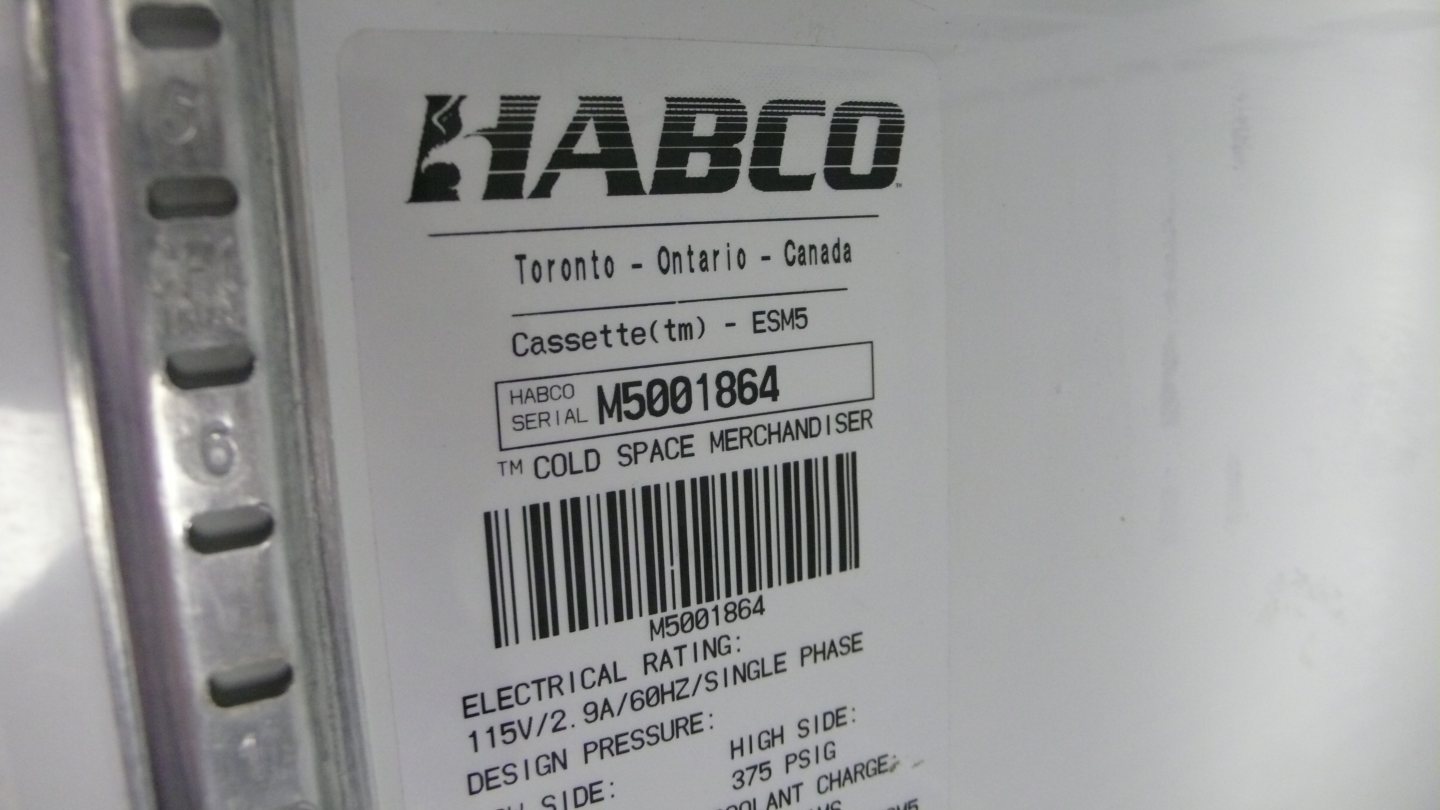 Habco ESM5 1Door Cooler Refrigerator Merchandiser eBay