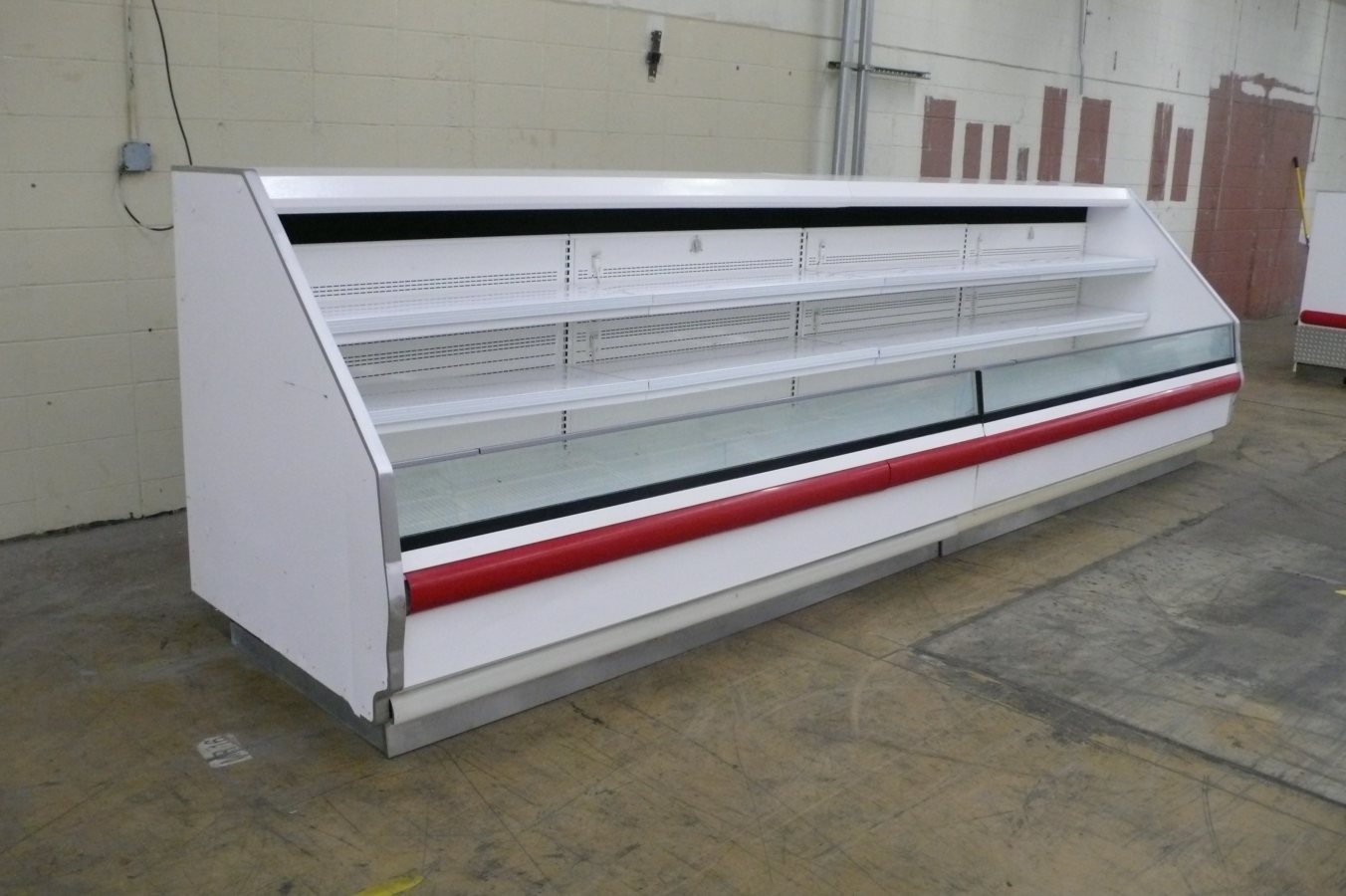 2005 HUSSMANN 16' Meat Deli Open Case Cooler Refrigerator Merchandiser