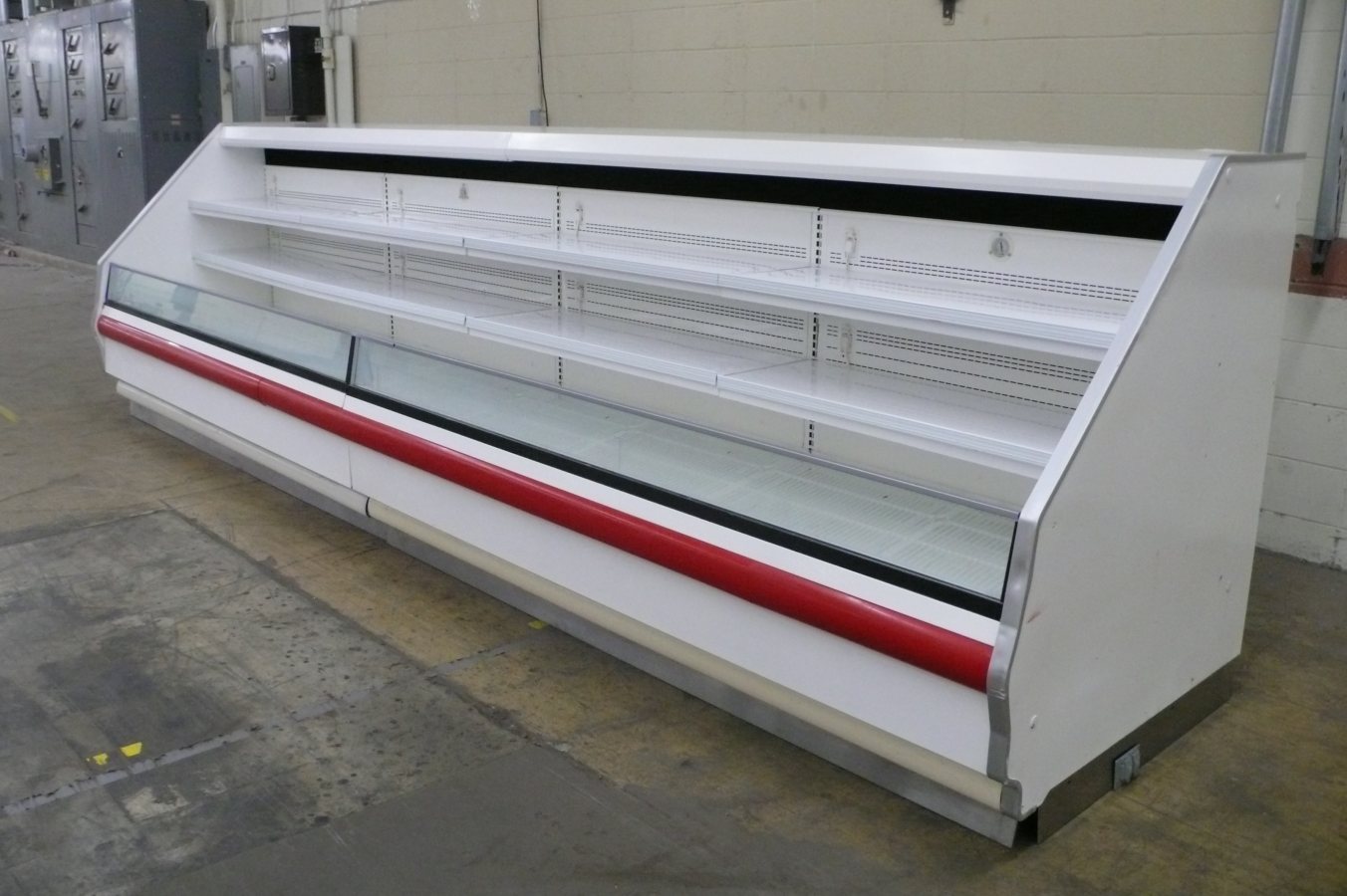 2005 HUSSMANN 16' Meat Deli Open Case Cooler Refrigerator Merchandiser C28XGE eBay