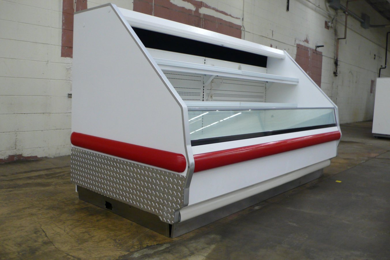 2005 HUSSMANN 8' Meat Deli Open Case Cooler Refrigerator Merchandiser