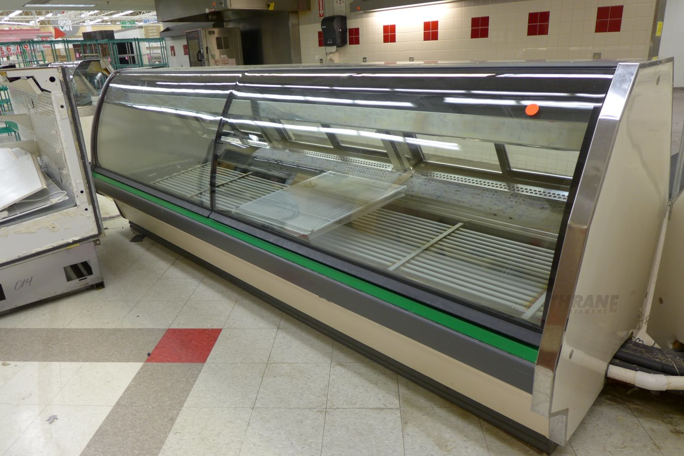 Tyler (2) 12' LiftUp Curved Glass Fresh Meat Deli Service Gravity Grocery Cases eBay