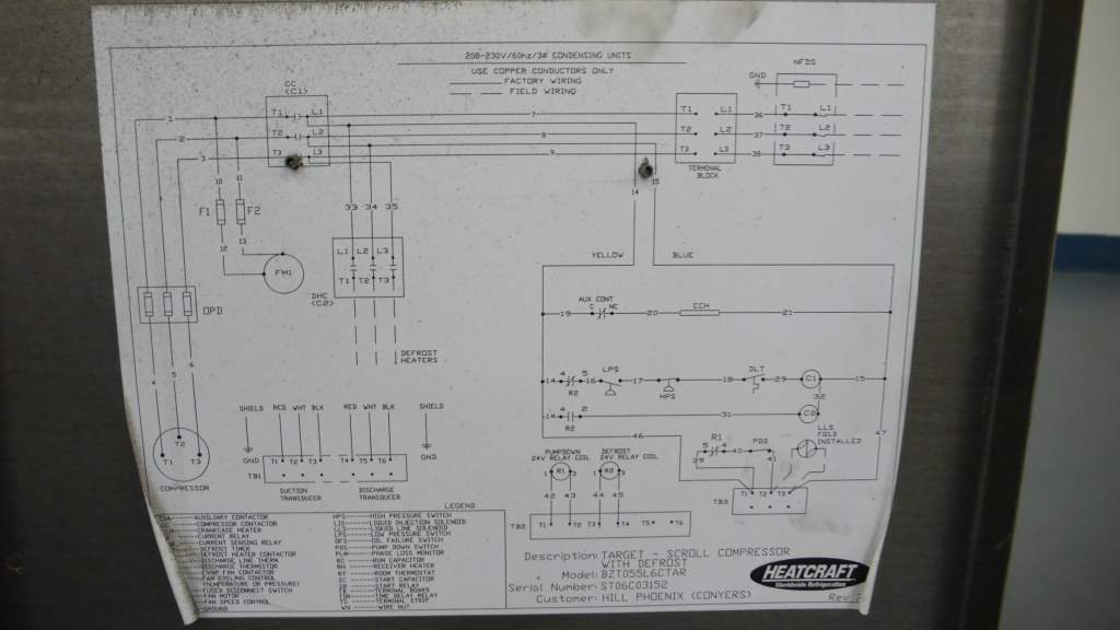 BOHN 3 HP Freezer Condensing Unit